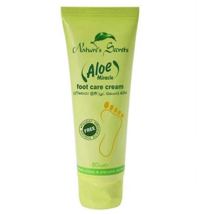 Nature's Secrets Aloe Miracle Foot Care Cream 80 ml
