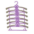 EXTENDABLE BABY CLOTH HANGER 5PCS/SET. 