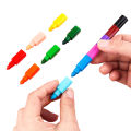 6pcs 12 Colors Building Block Crayons Children Graffiti Pens Drawing Painting Stationery Suit for School Students Gifts for Kids. 