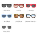 New big box sunglasses European and American fashion ladies sunglasses trend wide-leg sunglasses. 