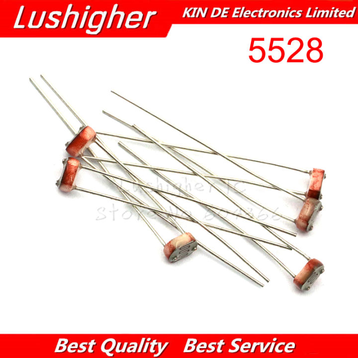 20pcs 5528 Light Dependent Photoresistor Resistor 5mm Photosensitive Resistance 35511
