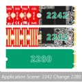 【VogueVenture】M2 M2PLUS NGFF NVME M.2 Extended Transfer 2230, 2242, 2260, 2280 Aircraft M2 CHANGE LONG SIZE NVME NGFF M.2 U.2 M3 M.3 SSD B2QF. 