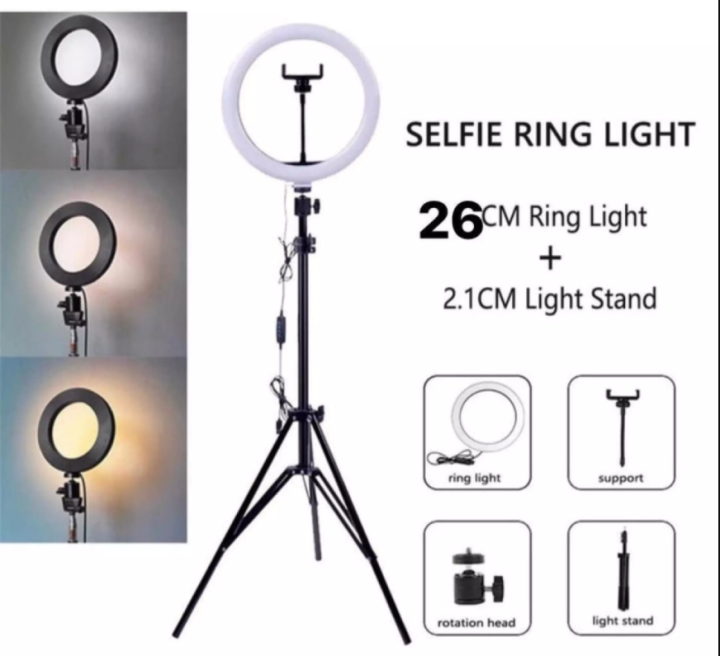 Ring%20Light%20with%20adjustable%2010%20foot%20stainless%20steel%20Tripod%20-%20Tiktok%20light%20-%20Image%203