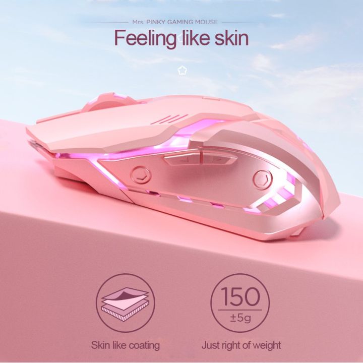 Pink%20Purple%20Gaming%20Keyboard%20and%20Mouse%20Set%20Mechanical%20Feel%20Girl%20Cute%20USB%20Wired%20keybord%20With%20white%20LED%20Light%20backlit%20key%20board%20membrane%20external%20For%20PC%20Laptop%20Computer%20-%20Image%209