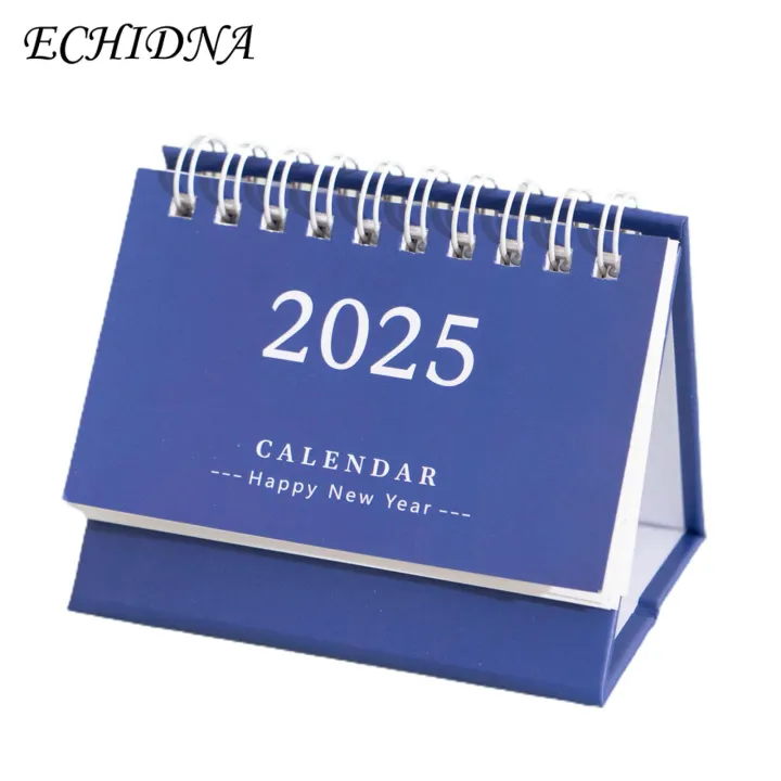 Travel Desk Calendar 2025 Desk Calendar Flip-top Coil Calendar Schedule Planner Time Management Organizer for Home Office School Supplies Buyers' Favorite Desk Calendar 2025