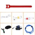 T-type Cable Tie Reusable Cord Cable Organizer Cable Straps Hook and Loop Strip Wire Organizer. 