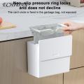 Cabinet Door Hanging Trash 6l Hanging Trash with Lid Large Capacity Modern Wall Cabinet Door under Sink Mount Waste Rubbish Gaage Storage Bin Kitchen Supplies under Sink Hanging Trash. 