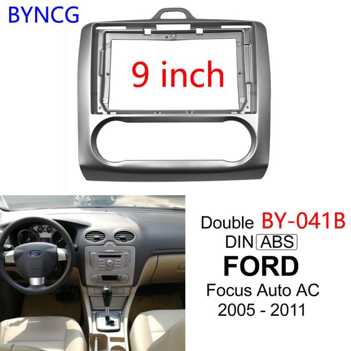 【Only frame B】 2 Car Fascia Frame Fit for Ford Focus 2 S-Max 2005-11 Car DVD Panel Dash Kit Bezel Fascias Installation Frame