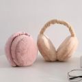【HOT】 Soft Plush Ear Warmer Winter Warm Earmuffs For Women Men Fashion Solid Color Earflap Outdoor Cold Protection Ear-Muffs Ear Cover. 