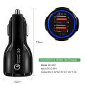 GEUMXL QC3.0 Car Charger 3.1A Dual USB Charging Qualcomm Quick Charge 3.0 Standard for Samsung Galaxy S6 HTC M9 Nexus 6 LG G4. 