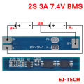 2S 3A 7.4V Li-ion Lithium Battery Charger Lipo Cell Module PCB BMS Protection Board. 
