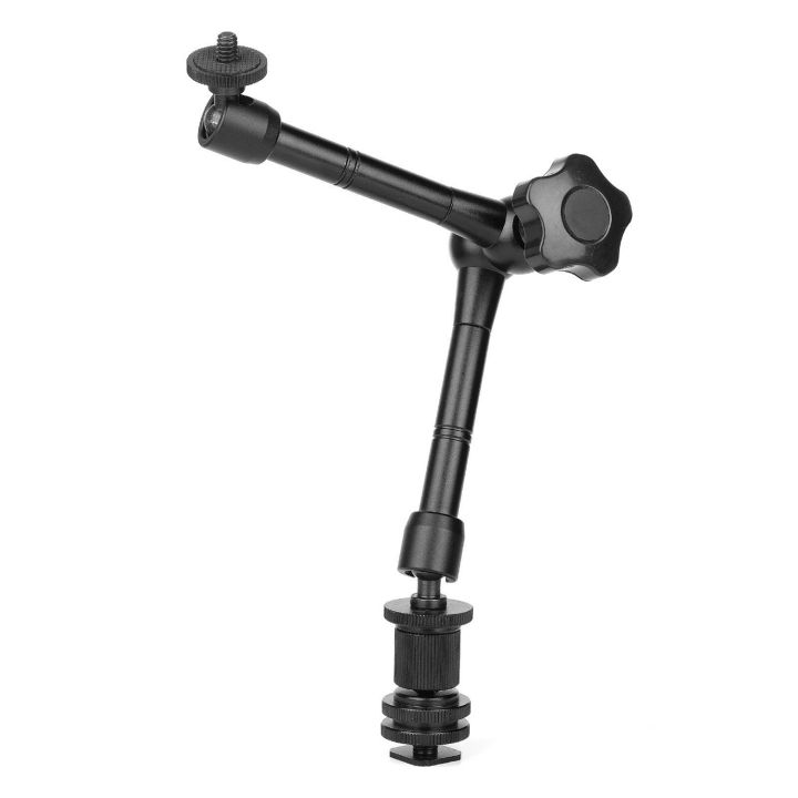 Magic%20Arm%2011%20inch%20Articulating%20Arm%20Magic%20Friction%20with%20Hot%20Shoe%20Mount%20&%201/4%20inch%20Tripod%20Screw%20for%20DSLR%20Camera%20Monitor%20LED%20LCD%20Lights%20DV%20Monitor%20Flash%20Lights%20Microphone%20-%20Image%205