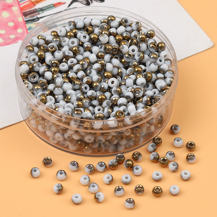 Wholesale%2010/450g%20170/5800Pcs%206/O%204%20mm%20Glass%20Seed%20Beads%20Metallic%20Seed%20Beads%20for%20DIY%20Jewelry%20Craft%20Sewing%20Making%20Accessories%20-%20Image%206