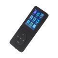 MP4 Player Portable Support Small Memory Card Ultra Thin 1.8 Inch LCD Media Music Player with Accessories for Students Black. 