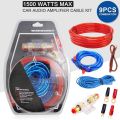 New 1500W Car Audio Wire Wiring Amplifier Cable Subwoofer Speaker Installation Kit Power Tool 60A AGU Fuse Holder. Car Amplifier Installation Kit. 