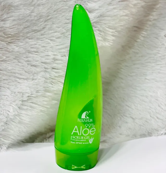 Roushun%20Aloe%20Vera%20Scrub%20Gel%20150ml%20-%20Image%203