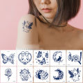 【Shop with Confidence】 Small Fresh Single Pattern Tattoo Stickers Waterproof Long Lasting Tattoo Stickers Temporary Body Art Tattoo.