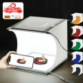 Online products Gem Photography Lighting & Studio Equipment Camera DSLR Photography Photo Light Box 20cm Mini Studio Box Kit Photography Shooting light Box with 6 color backgrounds. 