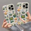 Mcdonald Green iPhone Apple Phone Case 16 Pro/16 Plus/16 Cartoon 15 Pro Max Trendy. 