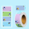 Non Marking Waterproof Sticker Kindergarten Signature Stickers Cartoon Pattern Signature Sticker Handwritten Water Cup Sticker Tear Resistant Sticker Cartoon Name Stickers. 