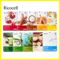 Ricocell Korean Face Mask Sheet 1Pcs Moisture Essence Face Mask Sheet Skin Care Korean Face Mask Sheet For Women & Men. 