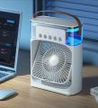 Portable Humidifier Fan AIr Conditioner Household Small Air Cooler Hydrocooling Portable Air Adjustment For Office 3 Speed Fan. 