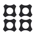 Pieces Silicone Microphone Anti-roll Anti-fall Sleeve KTV Mic Protective Ring for Conference Room News Interviews. 