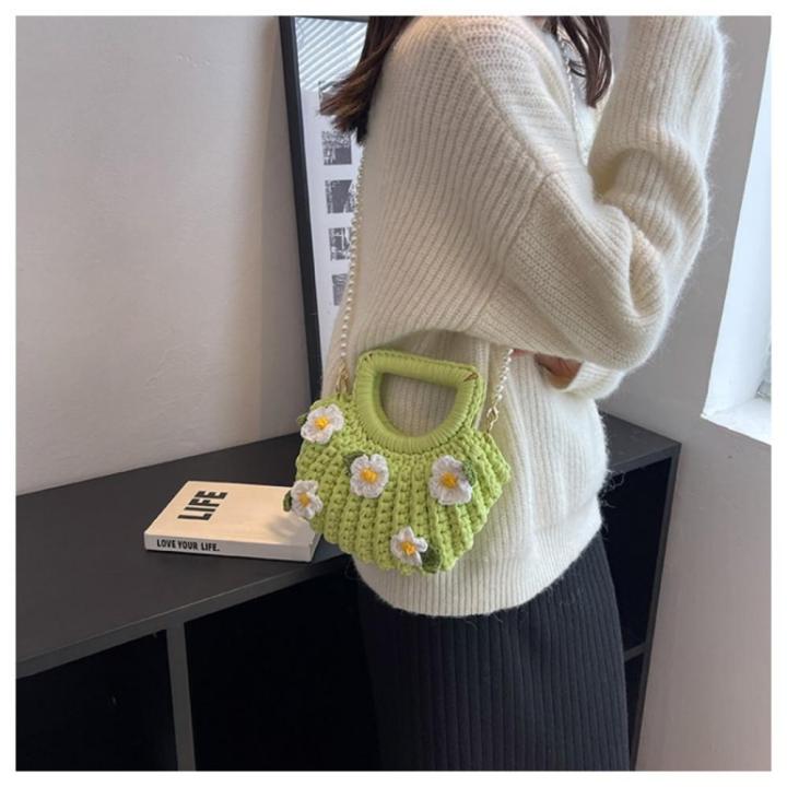 Summer%20Accessory%20Crochet%20Bags%20Artisanal%20Small%20Size%20Lightweight%20Handwoven%20Handbags%20Cotton%20Thread%20Designer%20Collection%20Ladies%20Bag%20for%20Beach%20Outing%20Women's%20Fashion%20Casual%20Style%20Accessory%20for%20Vacation%20-%20Image%208