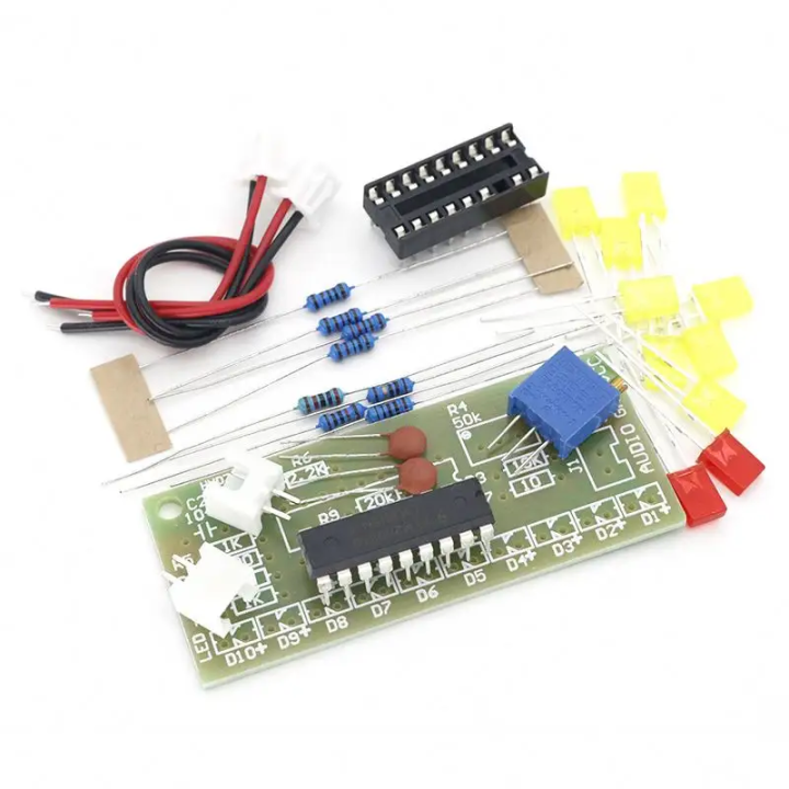 LM3915%2010%20LED%20Sound%20Level%20Display%20Audio%20VU%20meter%20DIY%20PCB%20kit%20%5BDKT-103%5D%20-%20Image%203