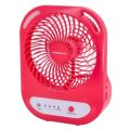 Olsenmark Rechargeable 6 inch Mini Table Fan with Light (OMF1785). 