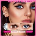 【HOT】 UYAAI 2Pcs Color Contact Lenses For Eyes Blue Big Eye Lenses Blue Series Contact Lenses Colored Lenses. 