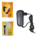 1.5v to 12v Full Auto AC - DC Power Adapter Torch Charger Power Supply Power Pack Charger with 2 Jack. 