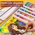 Pentel 12/16/25/36/50Colors Oil Pastel Crayon Graffiti Soft Oil Pastel Painting Pen for Artist Student Drawing Art Supplies. 
