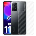 Combo Pack for Redmi Note 11 Ultimate Protection Bundle with this 3-in-1 Tempered Glass Screen Protector, Carbon Fiber Back Sticker, Camera lens Clear Glass pack for Redmi Note 11. 
