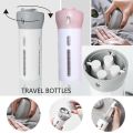 Portable 4 In 1 Lotion Dispenser Bottle Travel Emulsion Bottling Shampoo. 