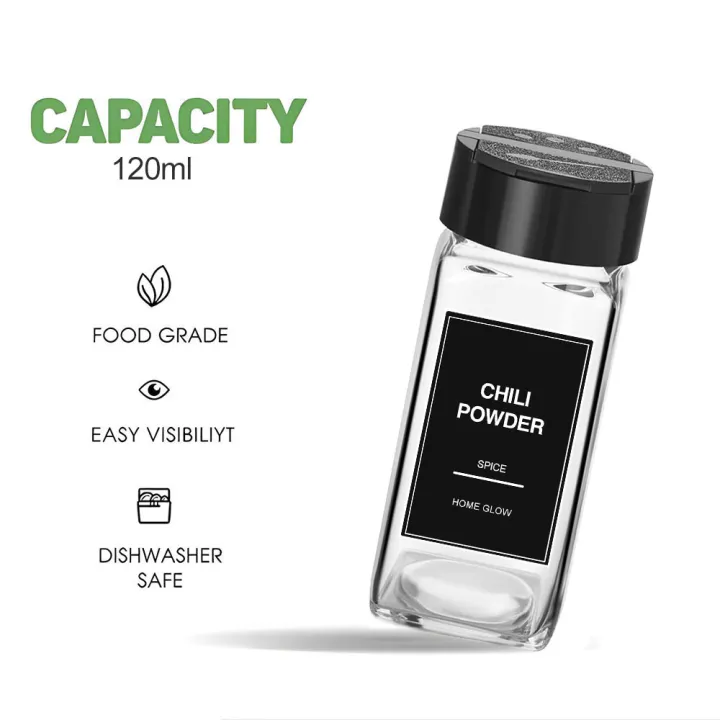 6Pcs%20Spice%20Bottle%20Set%20120ml%20Label%20Kitchen%20Seasoning%20Storage%20Jars%20-%20Image%203