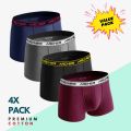 4 Pack Men’s Sport Underwear Boxer Shorts. 