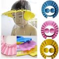Adjustable Baby Shower Cap, Bathing cap- Bath Hat, Wash Hair Shield -Bathing Protection Children Baby Eye Ear Protector from water. 