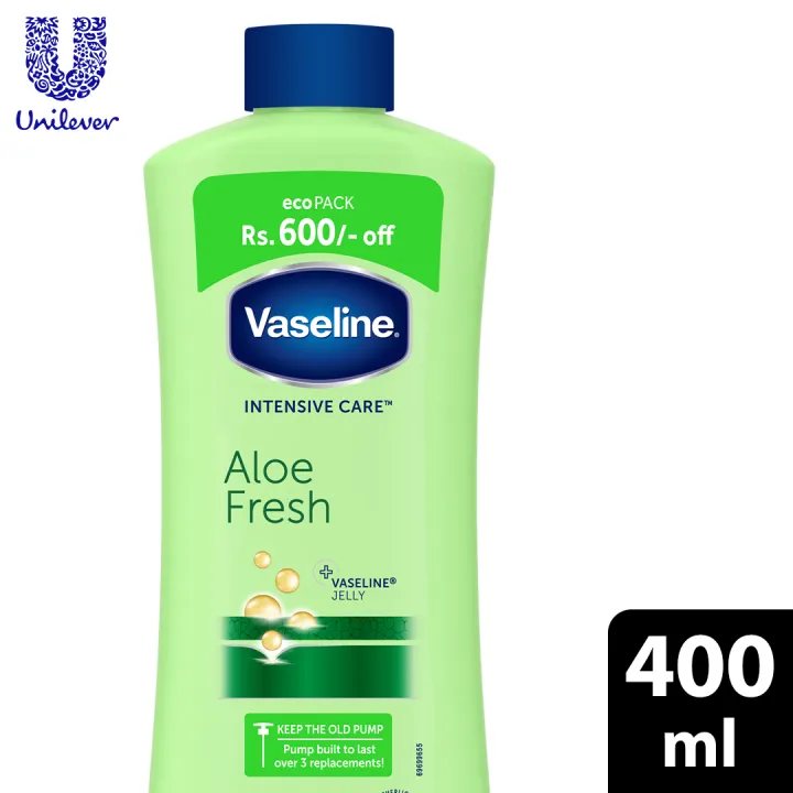 Vaseline Aloe Fresh Without Pump 400ml