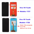 LCD For Vivo Y85 1727 V9 Youth 1727 Vivo V9 1723 Display Touch Screen Digitizer Assembly Replacement Parts. 