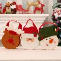 Apples Bag Decoration Santa Claus Decoration Holiday-themed Handbag Children's Christmas Handbag Christmas Handbag Elk Gift Bag New Gift Bag. 