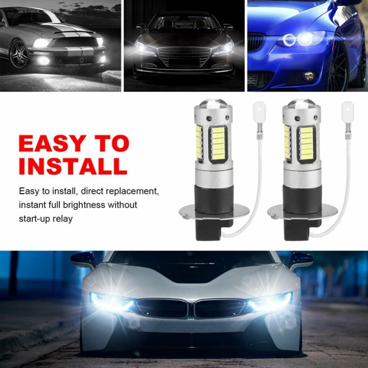 h3%20led%20headlight%20bulb-2%20x%20LED%20Bulbs%20H3%206000K%20Super%20White-white%20-%20Image%206