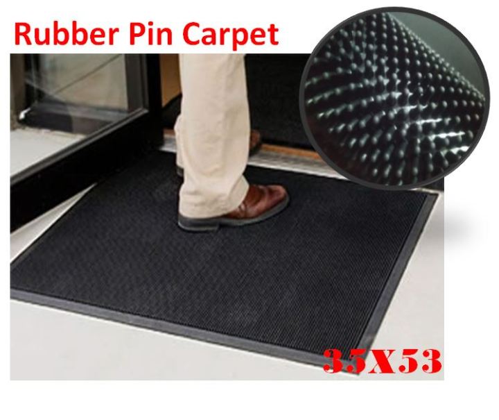Pin Rubber Carpet Door mat Floor Carpet 35X53