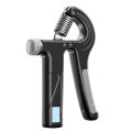 Libi2025 100KG Hand Grip Strengthener Adjustable Resistance with Counter Hand Gripper Trainer TPR Handle Type-C Charging for Home/Gym. 