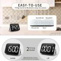 NOKLEAD Home LED Digital Screen Kitchen Timer Large Display Digital Timer Square Cooking Count Up Countdown Alarm Clock. 