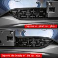 4x Car Front Lower Bumper Grill Grille Moulding Cover for CX5 -5 2022+ Front Bottom Middle Net Decoration B. 