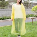 Disposable Polythene Emergency Waterproof Raincoat Mini Portable Transparent Hood Impermeable. 