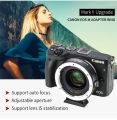 Viltrox EF-EOS M2 EF-M Lens Adapter ring 0.71x Focal Reducer Speed Booster Adapter for Canon EF lens EOS M mount Camera M6 M3. 