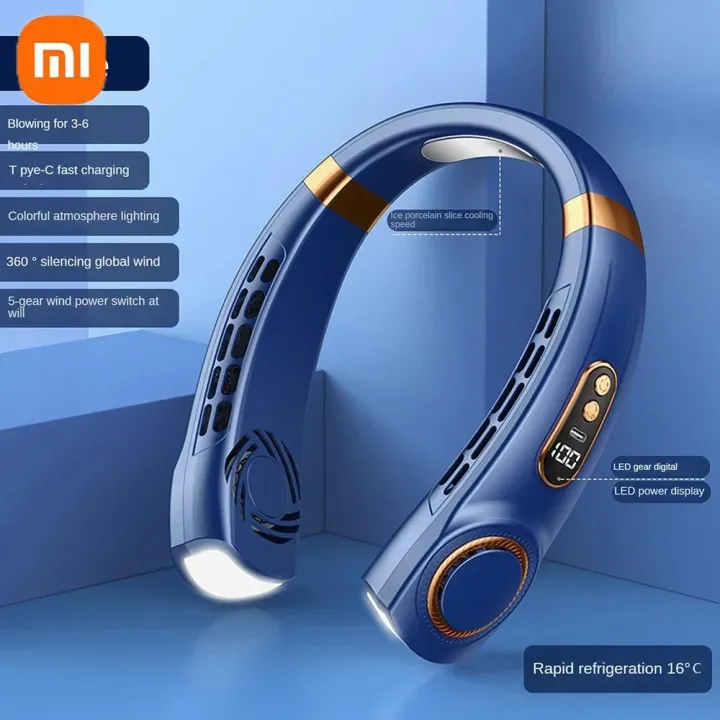 Xiaomi%208000mAh%20USB%20Neck%20Fan%20Portable%20Bladeless%20Mini%20Rechargeable%20Silent%20LED%20Digital%20Display%20Electric%20Air%20Cooler%20-%20Image%207
