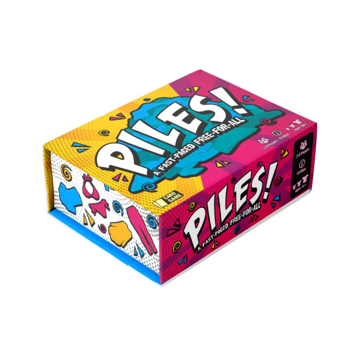 【Hot selling items】Piles Card Games Family Games for Adults Family Game Night Travel Games Party Games Memory Games 200 cards rulebook